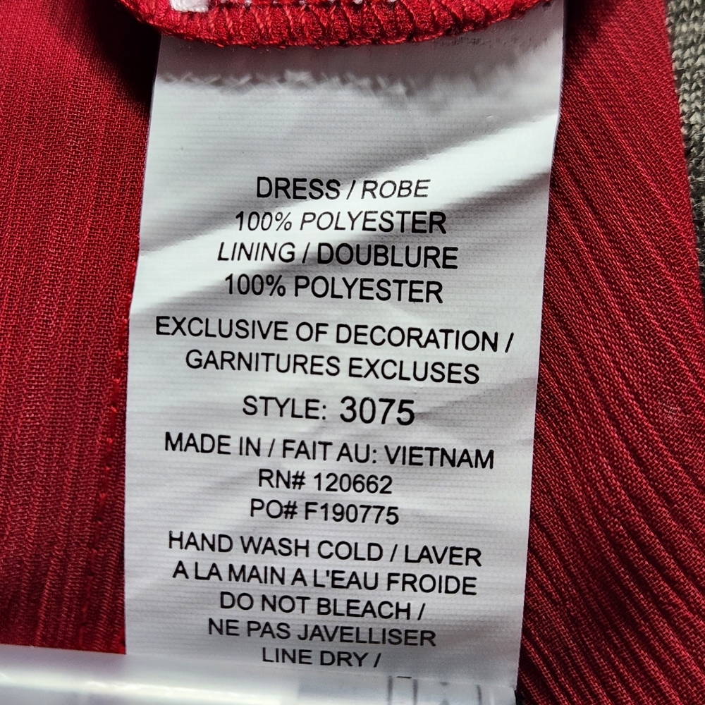 NWT Isobella & Chloe Red Bow Back Dress | Girls 6X - Picture 6 of 6